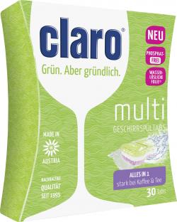 Claro Multi Geschirrspül Tabs