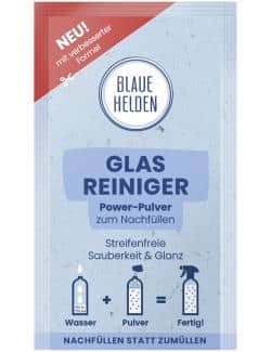 Blaue Helden Glasreiniger Power-Pulver