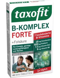 Taxofit Vitamin B-Komplex forte + Folsäure Tabletten