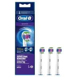 Oral-B 3DWhite Aufsteckbürsten mit CleanMaximiser-Borsten für aufhellende Reinigung