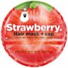Bear Fruits Strawberry Entwirren + Glanz Haarmaske mit Haube