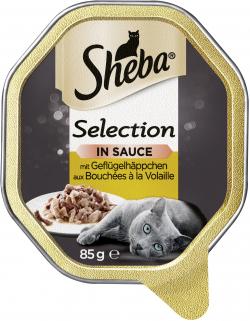 Sheba Selection in Sauce mit Geflügelhäppchen