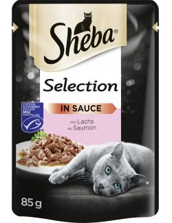 Sheba Selection in Sauce mit Lachs