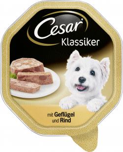 Cesar Klassiker mit Geflügel & Rind