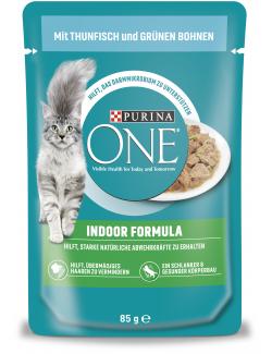 Purina One Indoor Formula mit Thunfisch und grüne Bohnen