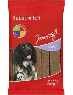 Jeden Tag Hund Kaustreifen Pansen