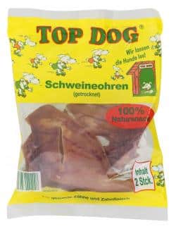 Top Dog Schweineohren getrocknet