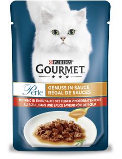 GOURMET Perle Genuss in Sauce mit Rind in einer Sauce mit feiner Rinderbratennote