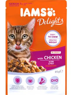 Iams Cat Senior mit Huhn in Sauce