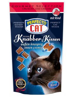 Perfecto Cat Feine Knabber Kissen mit Rind