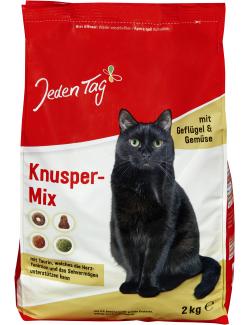 Jeden Tag Katze Knusper-Mix mit Geflügel & Gemüse