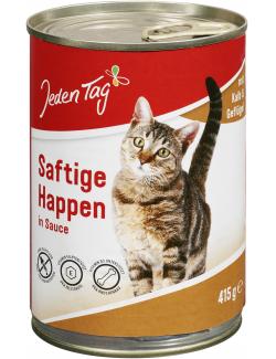 Jeden Tag Katze Saftige Happen in Sauce mit Kalb & Geflügel