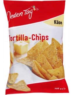 Jeden Tag Tortilla Chips Käse