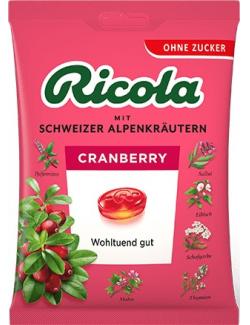 Ricola Cranberry ohne Zucker