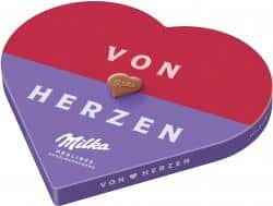 Milka I love Milka Pralinés Haselnusscrème Geschenkherz