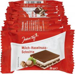 Jeden Tag Milch-Haselnuss-Schnitte