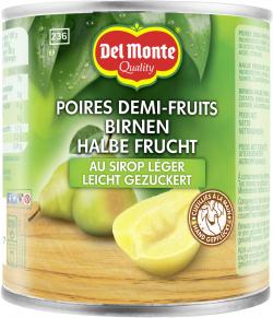 Del Monte Birnen halbe Frucht leicht gezuckert