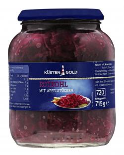 Küstengold Rotkohl mit Apfelstücken