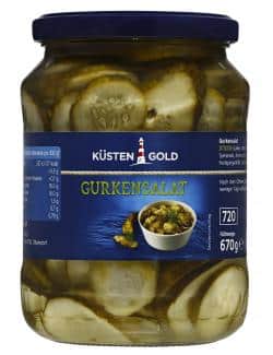 Küstengold Gurkensalat