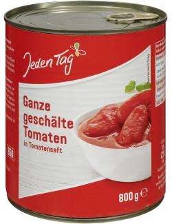 Jeden Tag Ganze geschälte Tomaten in Tomatensaft