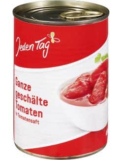 Jeden Tag Ganz geschälte Tomaten in Tomatensaft