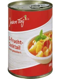 Jeden Tag 5-Fruchtcocktail leicht gezuckert