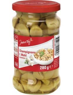 Jeden Tag Champignons in Scheiben I. Wahl