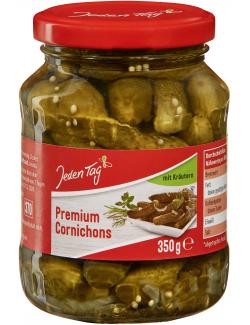 Jeden Tag Premium Cornichons mit Kräutern