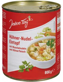 Jeden Tag Hühner-Nudel-Eintopf