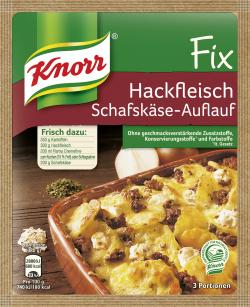 Knorr Fix Hackfleisch Schafskäse-Auflauf