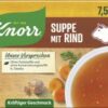 Knorr Suppe mit Rind