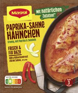 Maggi Fix für Paprika-Sahne Hähnchen