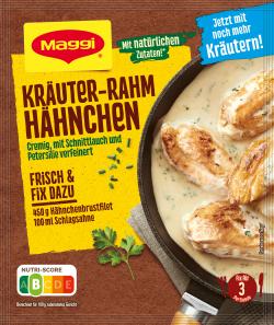 Maggi Fix für Kräuter-Rahm Hähnchen