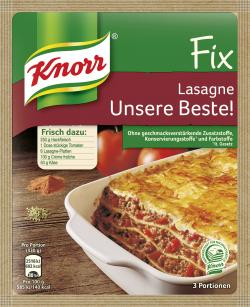 Knorr Fix Lasagne Unsere Beste!