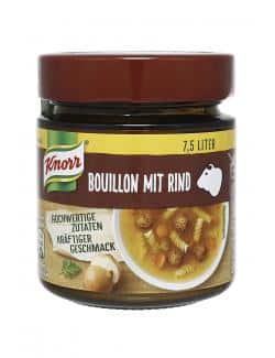 Knorr Bouillon mit Rind