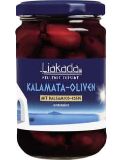 Liakada Kalamata-Oliven mit Balsamico-Essig entsteint