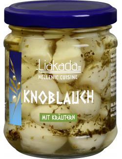 Liakada Knoblauch in Öl mit Kräutern