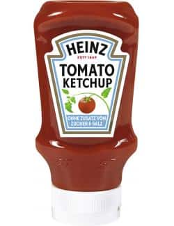 Heinz Tomato Ketchup ohne Zusatz von Zucker und Salz