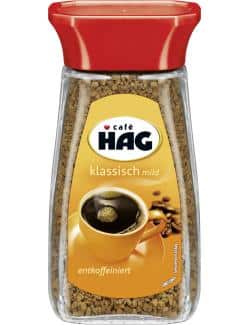 Café Hag löslicher Kaffee klassisch mild entkoffeiniert