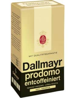 Dallmayr Prodomo Kaffee entcoffeiniert