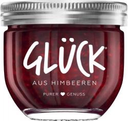 Glück Fruchtaufstrich aus Himbeeren