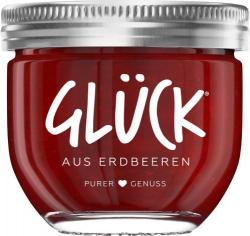 Glück Fruchtaufstrich aus Erdbeeren