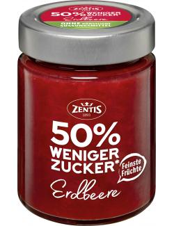 Zentis 50% weniger Zucker Erdbeere