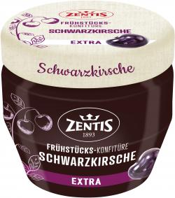 Zentis Frühstücks-Konfitüre Schwarzkirsche Extra