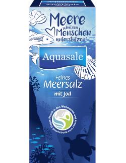 Aquasale Meersalz mit Jod fein