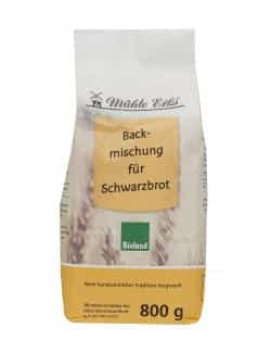 Mühle Erks Bioland Backmischung für Schwarzbrot