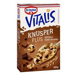 Dr. Oetker Vitalis Knusper Müsli Plus Double Chocolate