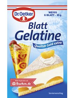 Dr. Oetker Blattgelatine weiß