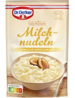 Dr. Oetker Süße Mahlzeit Milchnudeln Vanille-Geschmack