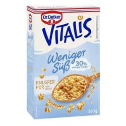 Dr. Oetker Vitalis Weniger süß Knusper Pur Müsli